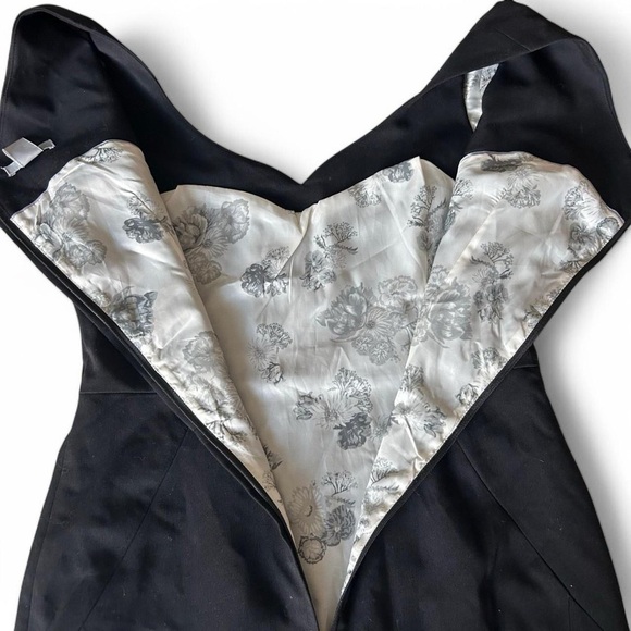 Ladies H&M Black Fitted Shift Dress - Size 8 - Picture 7 of 8